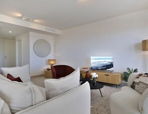 Living area - La Paz | Sea views - terrace - pool - gym (La Cala de Mijas)