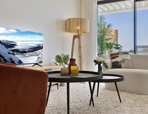 Living area - La Paz | Sea views - terrace - pool - gym (La Cala de Mijas)