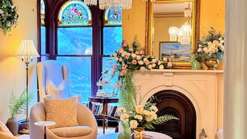 Sitteområde i lobbyen