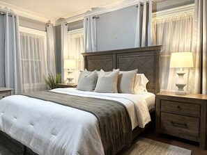 Apartamento com design assinado, 1 quarto, vista para o jardim | Roupas de cama de algodão egípcio, roupas de cama premium