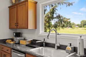 Fridge, microwave, oven, stovetop - Hudson Restored Farmhouse with Fire Pit (Hudson)