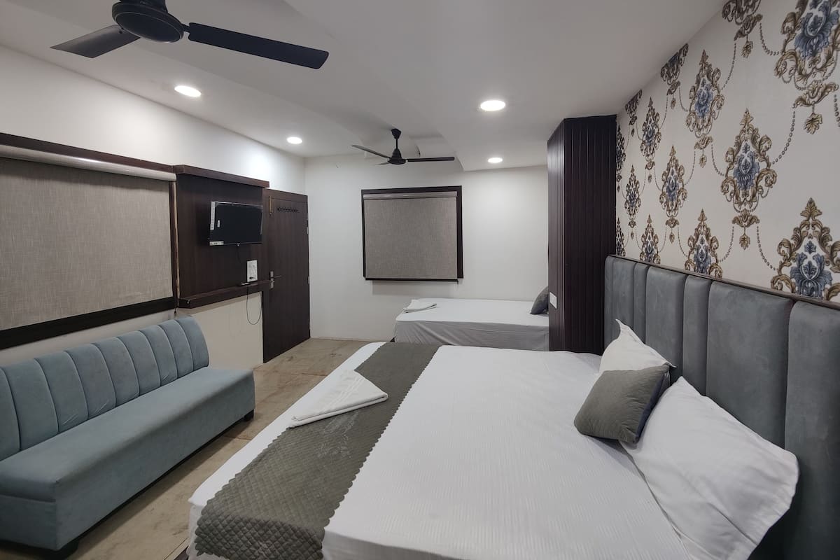 Chambre Double Familiale, vue ville