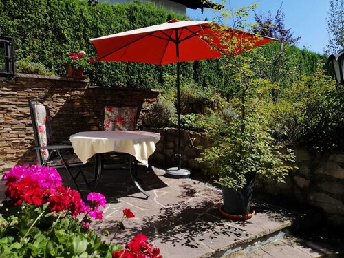 Ferienwohnung 2 für 2-5 Personen im OG, 70 qm, 2 Schlafzimmer, 1 Wohnküche mit Südbalkon