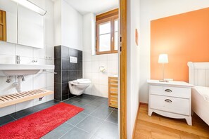 Shower, hair dryer