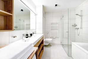 Shower, hair dryer