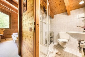 Shower, hair dryer