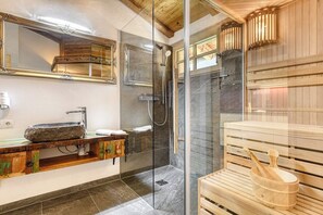 Shower, hair dryer