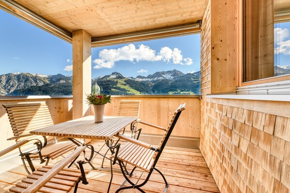 Outdoor dining - Appartement Breithorn (Fontanella)