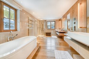 Shower, hair dryer