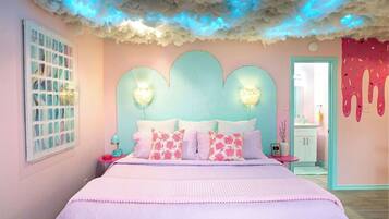 Desk, iron/ironing board, travel crib, free WiFi