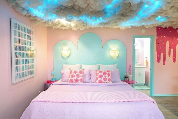 Desk, iron/ironing board, travel cot, free WiFi