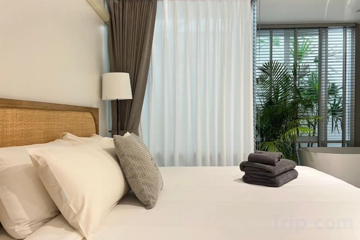 2 間臥室、Select Comfort 床墊、免費迷你吧、書桌
