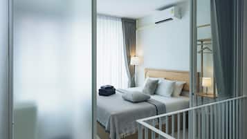 2 bedrooms, Select Comfort beds, free minibar, individually decorated