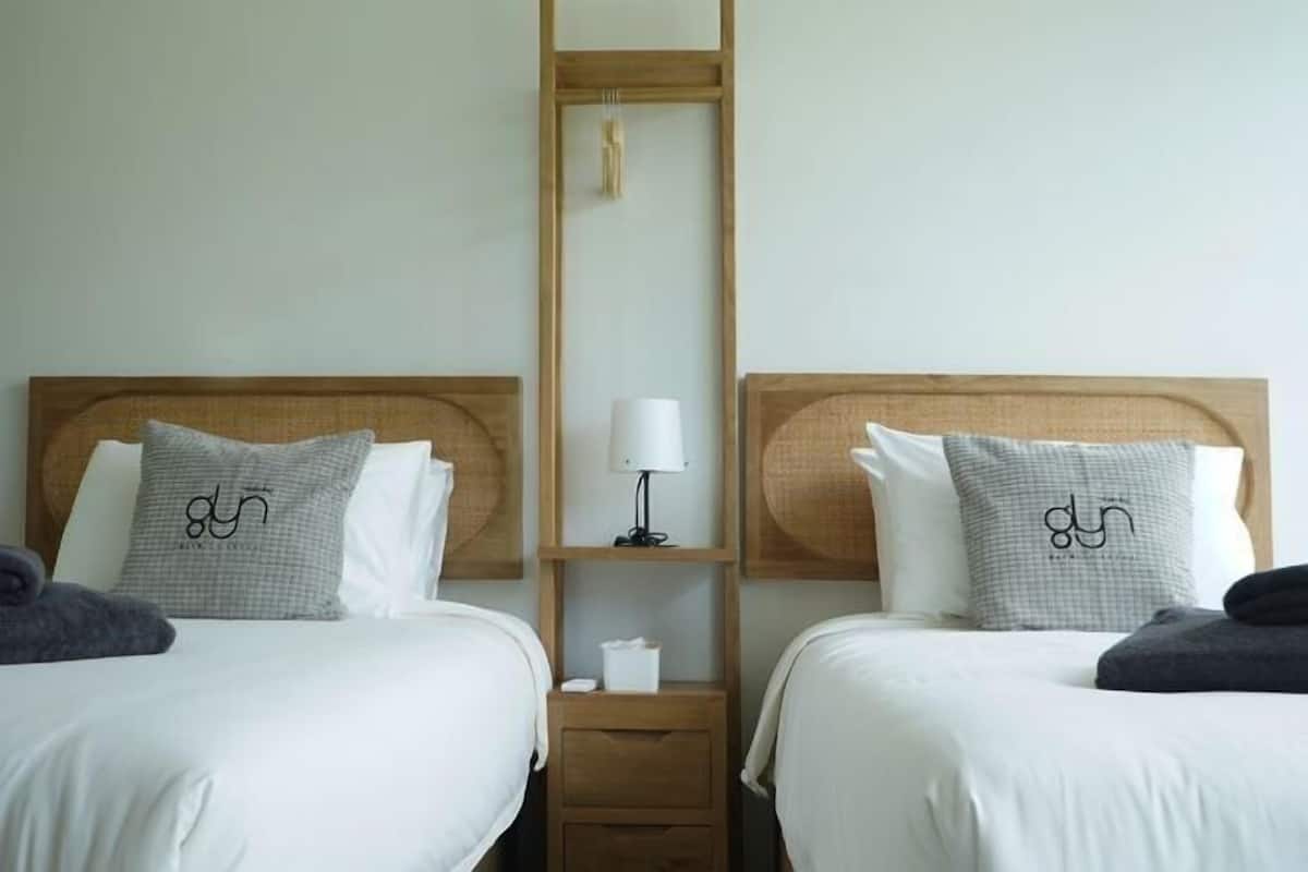 2 bedrooms, Select Comfort beds, free minibar, individually decorated