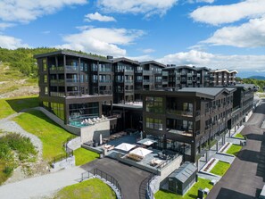 Façana frontal de l'allotjament