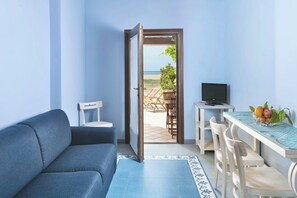 Junior Suite | Living area - Residence with private beach in Bosa Marina (Bosa)