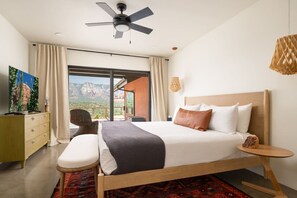 4 bedrooms, desk, iron/ironing board, travel crib - Best of Sedona Views, Cliffside Deck, Fitness/Yoga Room and More! (Sedona)