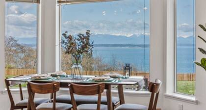 Whidbey Island Getaway with Unobstructed Ocean Views