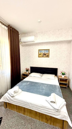 Standard Double Room, Courtyard View | Premium bedding, iron/ironing board, free WiFi, bed sheets - White House hotel (Tashkent)