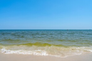 Beach nearby, sun loungers - Gated Community Home located across from community pool & beach!  (Dauphin Island)
