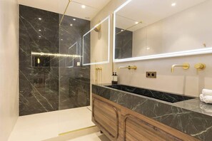 Shower, hair dryer