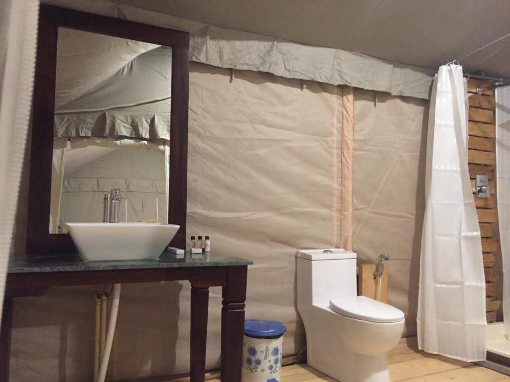 Tente Luxe, 1 chambre, non-fumeurs, salle de bains privée | Salle de bain