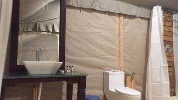 Tente Luxe, 1 chambre, non-fumeurs, salle de bains privée | Salle de bain