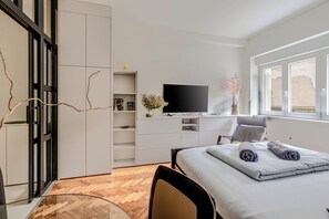 Departamento ejecutivo | 1 habitación, muebles diferentes y escritorio 
