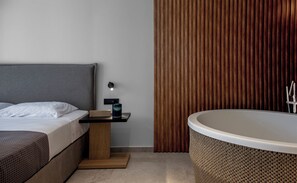 Phòng Elite, ban công, quang cảnh biển | 1 phòng ngủ, két bảo mật tại phòng, bàn, màn/rèm cản sáng 