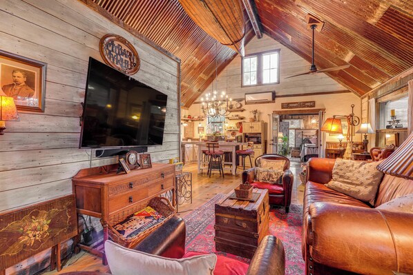 House (1 Bedroom) | Interior - Pet-friendly Wimberley Cabin w/ Fire Pit & Hot Tub (Wimberley)