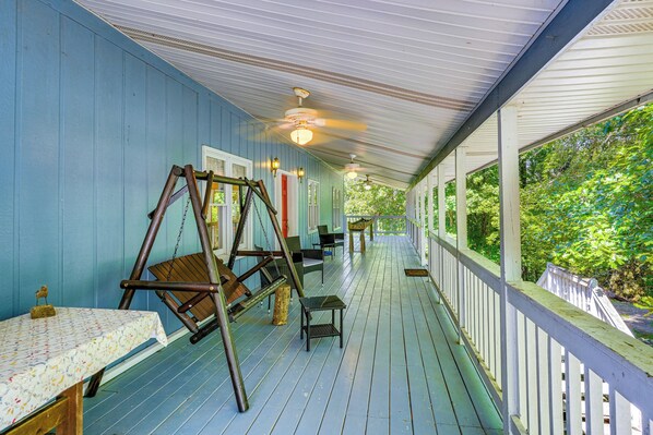 Property grounds - Peaceful Harrison Home w/ Porch & Grill! (Harrison)