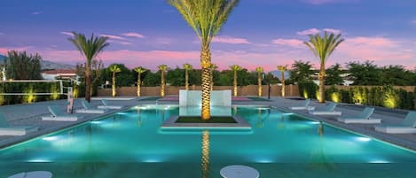 Beheizter Pool