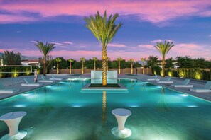 Una piscina climatizada