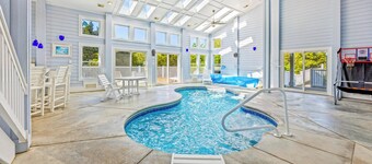 Soundfront Home w/ Indoor Pool, Hot Tub, Elevator, Game Room, Tiki Bar, Theater