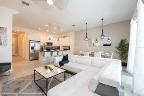 TV - “Modern 4BR Villa with Private Pool Near Disney” (Davenport)