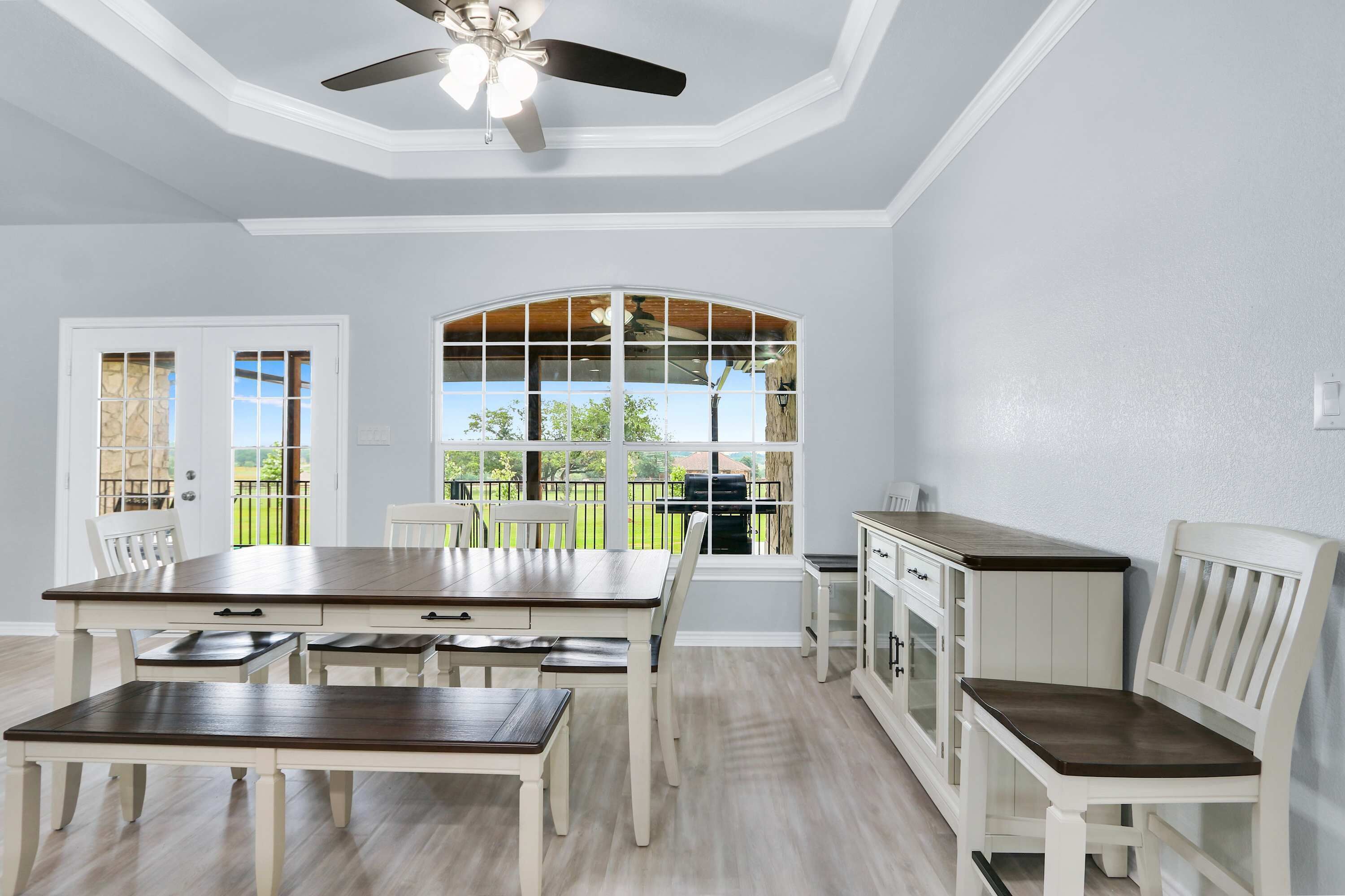 獨棟房屋, 多張床, 壁爐, 花園景觀 (6A Ranch) | 用餐區