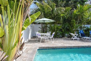 Una piscina riscaldata