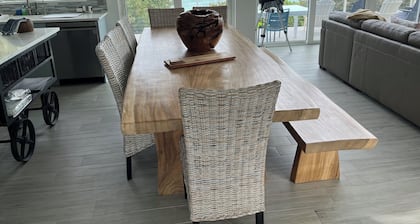 Sea Oats - New four bedroom oceanfront home with heated pool