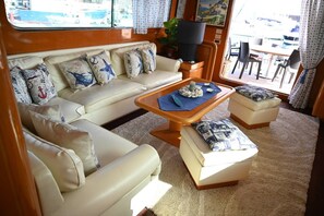 Apartment, 4 Bedrooms, Balcony, Ocean View | Living area - Welcom to Yacht di Lusso (Riposto)