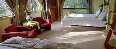 2 chambres, draps fournis