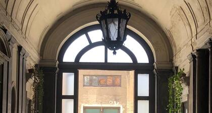 At the Palazzo Del Principe, at the Massimo, in the center of Palermo