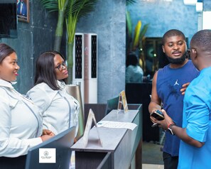 Voorkant van accommodatie