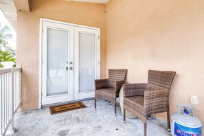 Huis, meerdere bedden, keuken, uitzicht op tuin (Cabana in Little Havana) | Terras