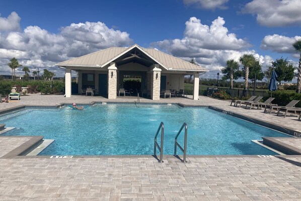 Pool - Cozy 2-bedroom home in  Edgewater, gated with community pool in Babcock Ranch FL (Punta Gorda)