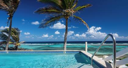 Coral Loft 4BR + 1 BR Oceanfront Villa w/ Private Pool & Beach in Grand Cayman