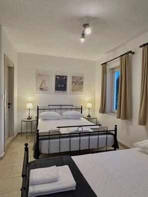 Apartamento Deluxe, terraza, vistas al mar | Wifi gratis y ropa de cama