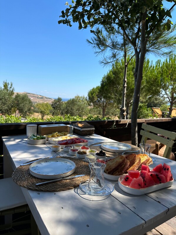 Daily continental breakfast (TRY 400 per person)