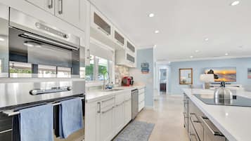 House, Multiple Beds, Pool Access, Pool View (Dolphin Villa) | Private kitchen | Coffee/tea maker
