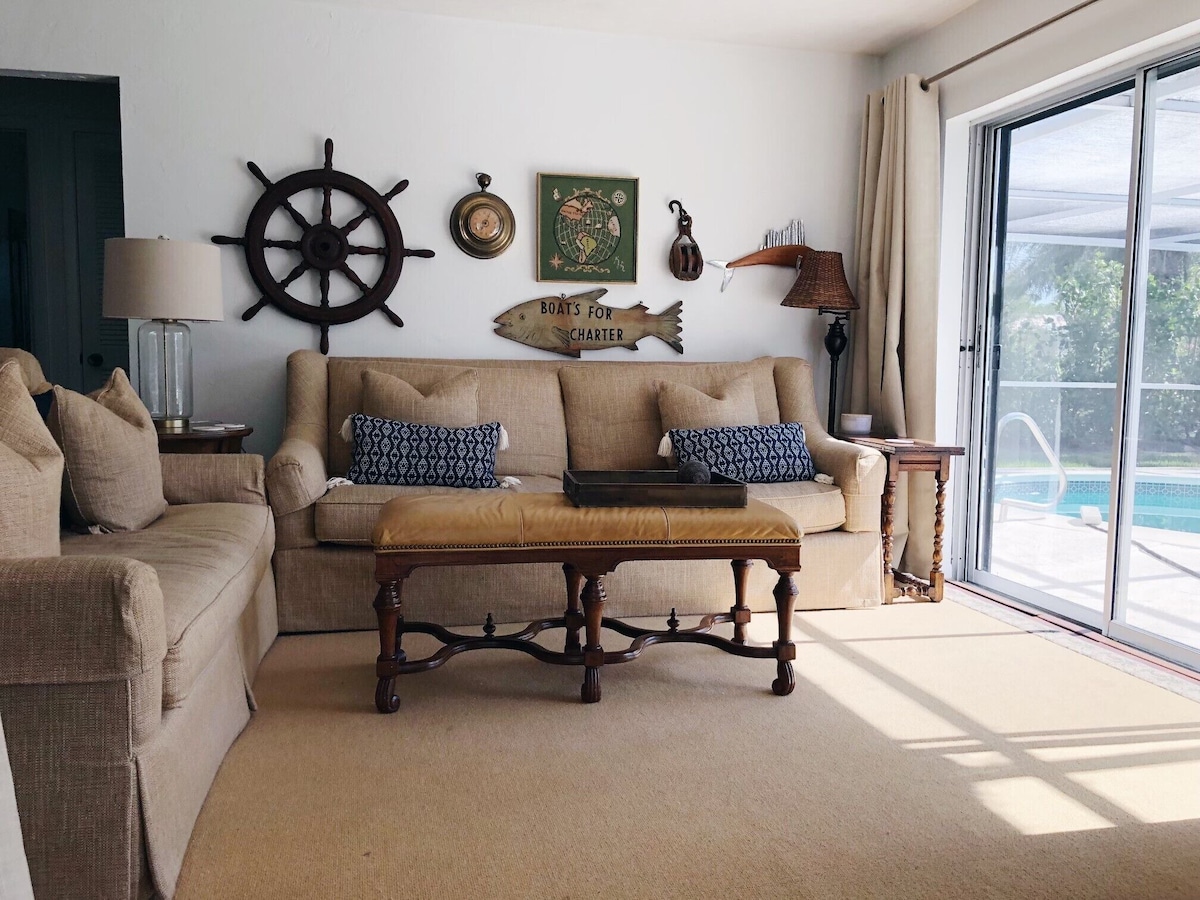 Photo 3 of Beautiful Naples home, walk to private beach!