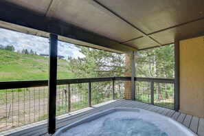 Utendørs boblebad